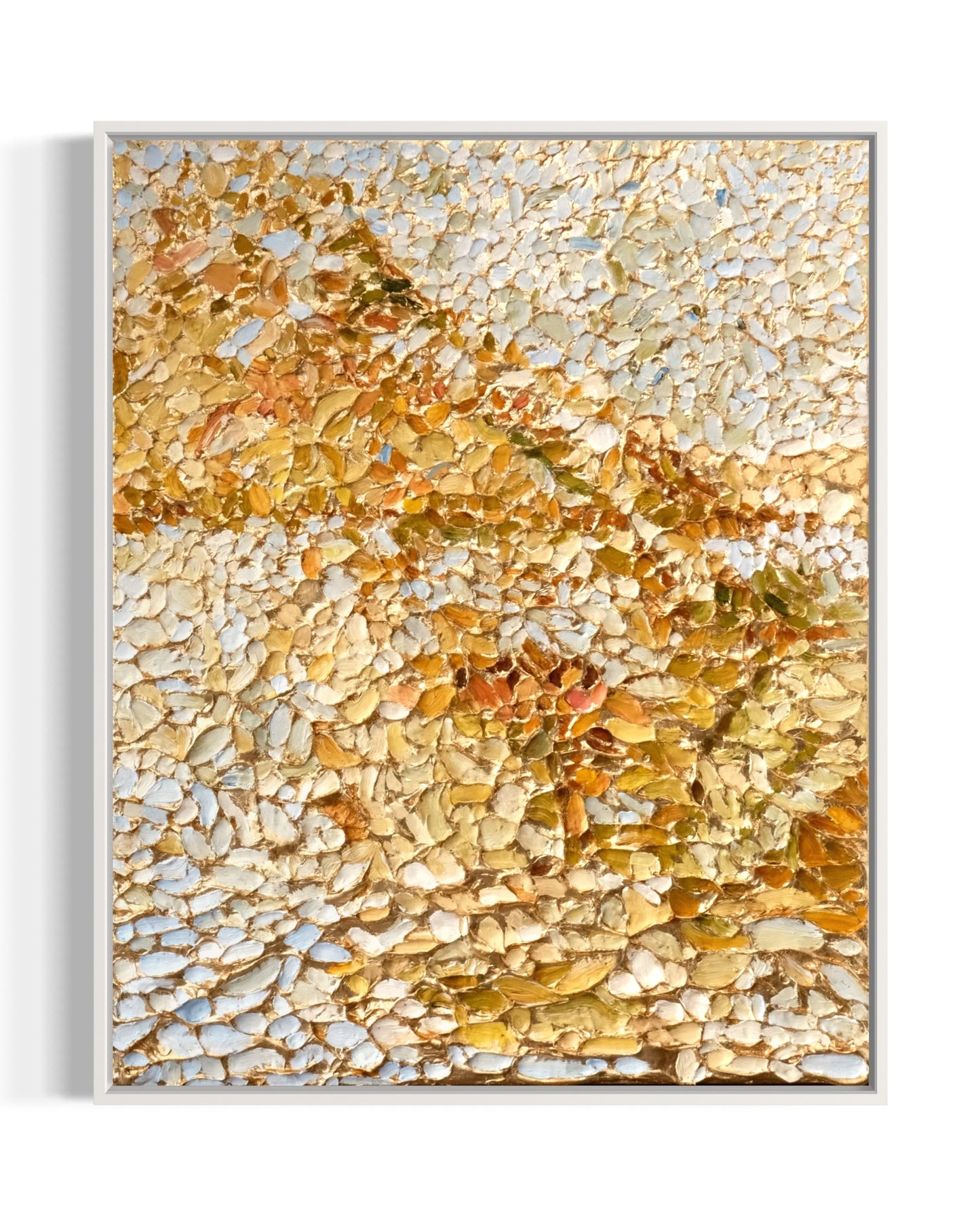 Found at Sea | Original Acrylic, Oil, and Metal Leaf Painting