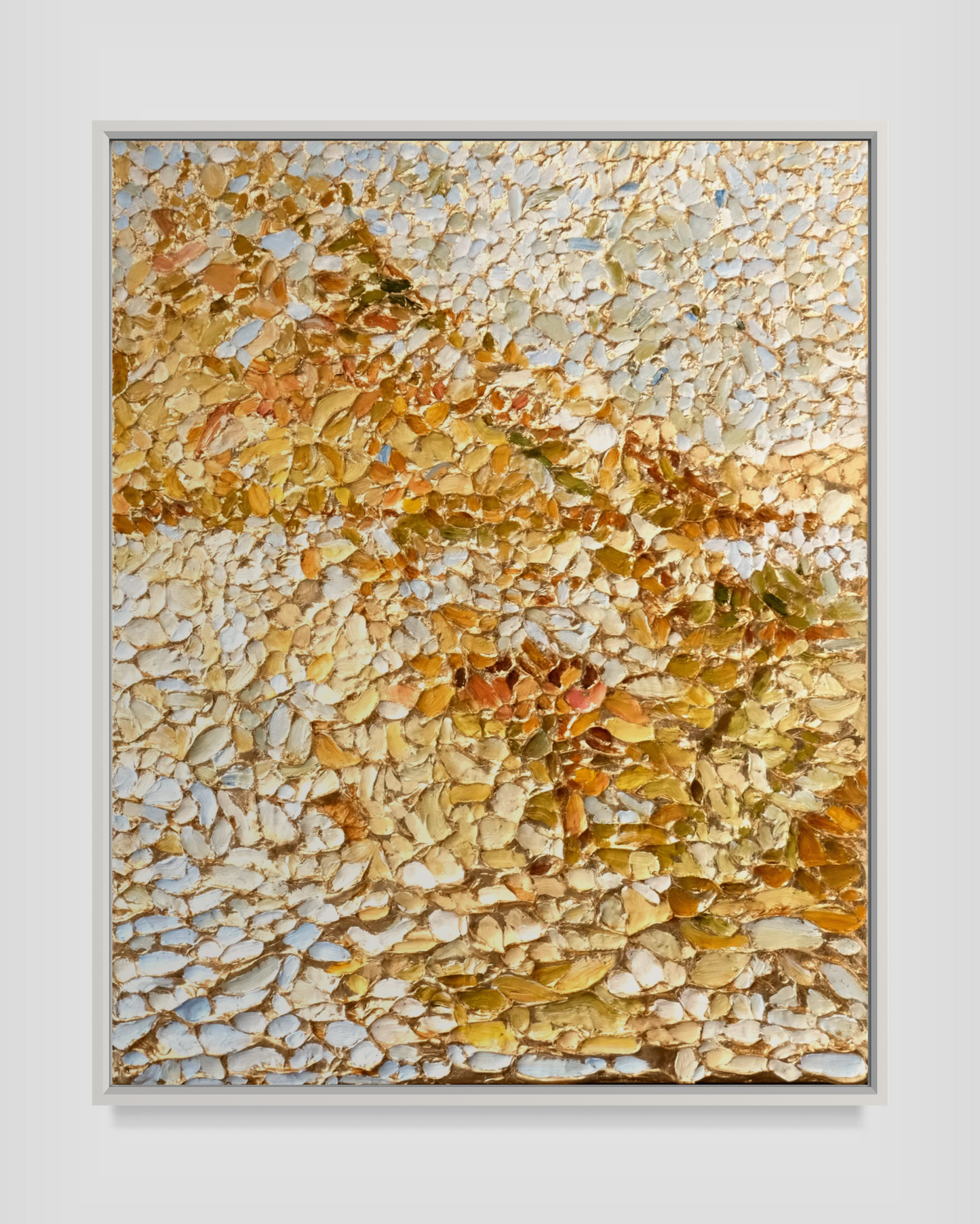 Found at Sea | Original Acrylic, Oil, and Metal Leaf Painting